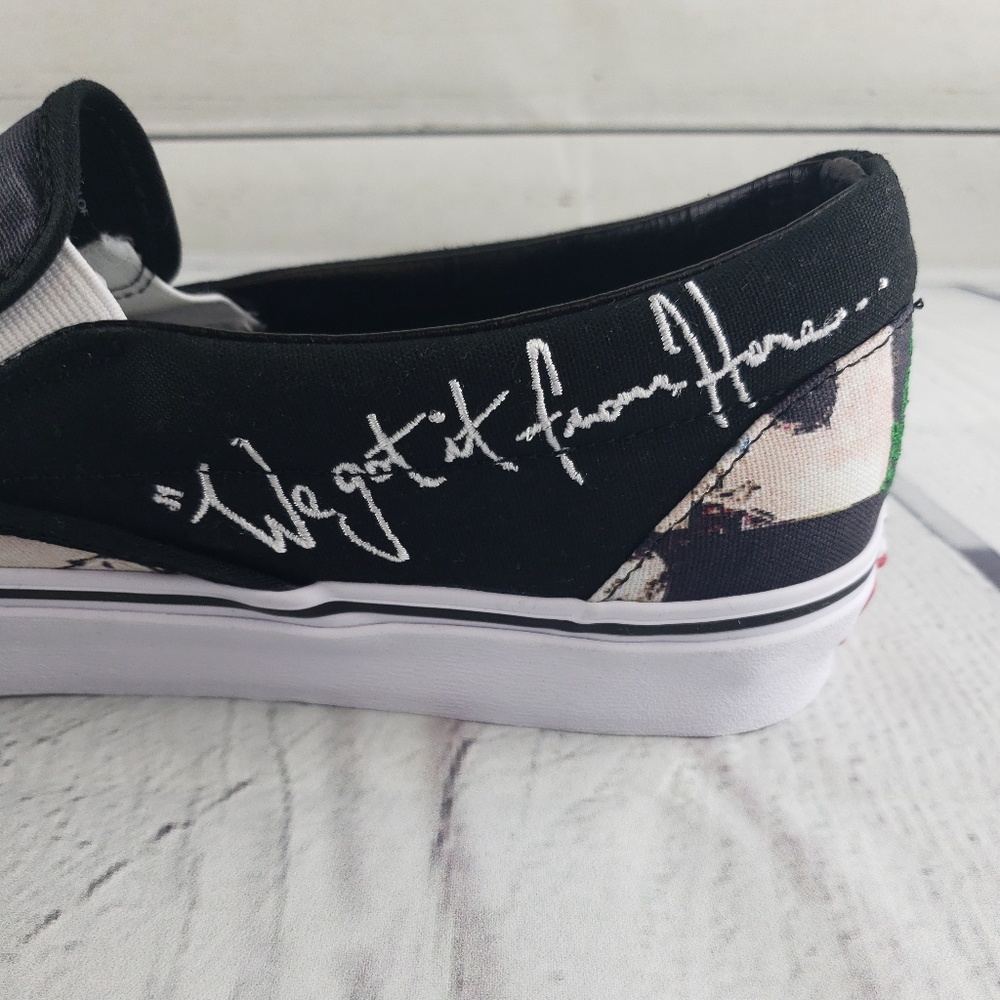 FINAL PRICE Van A Tribe Called Quest Slip-Ons ATCQ - Picture 6 of 8